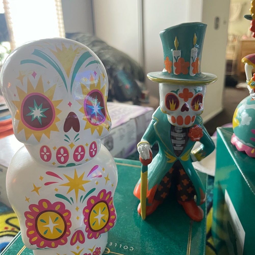 Colorful Day of the Dead Figurines 5 figurines